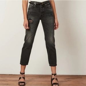 Boyish The Tommy High Waisted Crop Rigid Straight Jean / Octopussy Wash